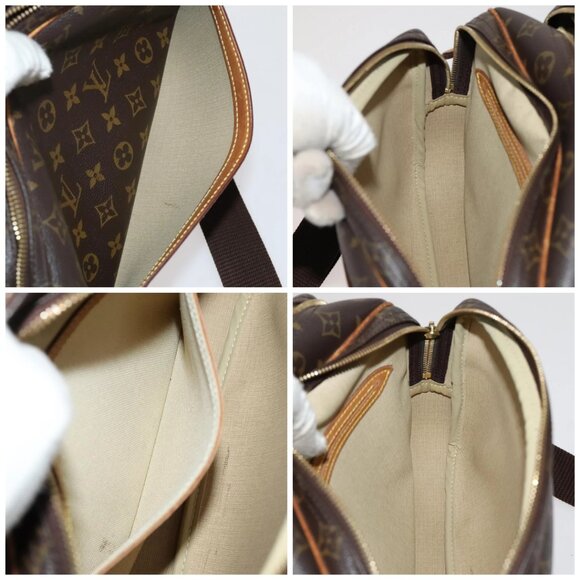 LOUIS VUITTON Monogram Reporter PM Shoulder Bag